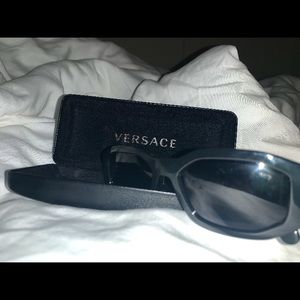 Black, never worn Versace sunglasses